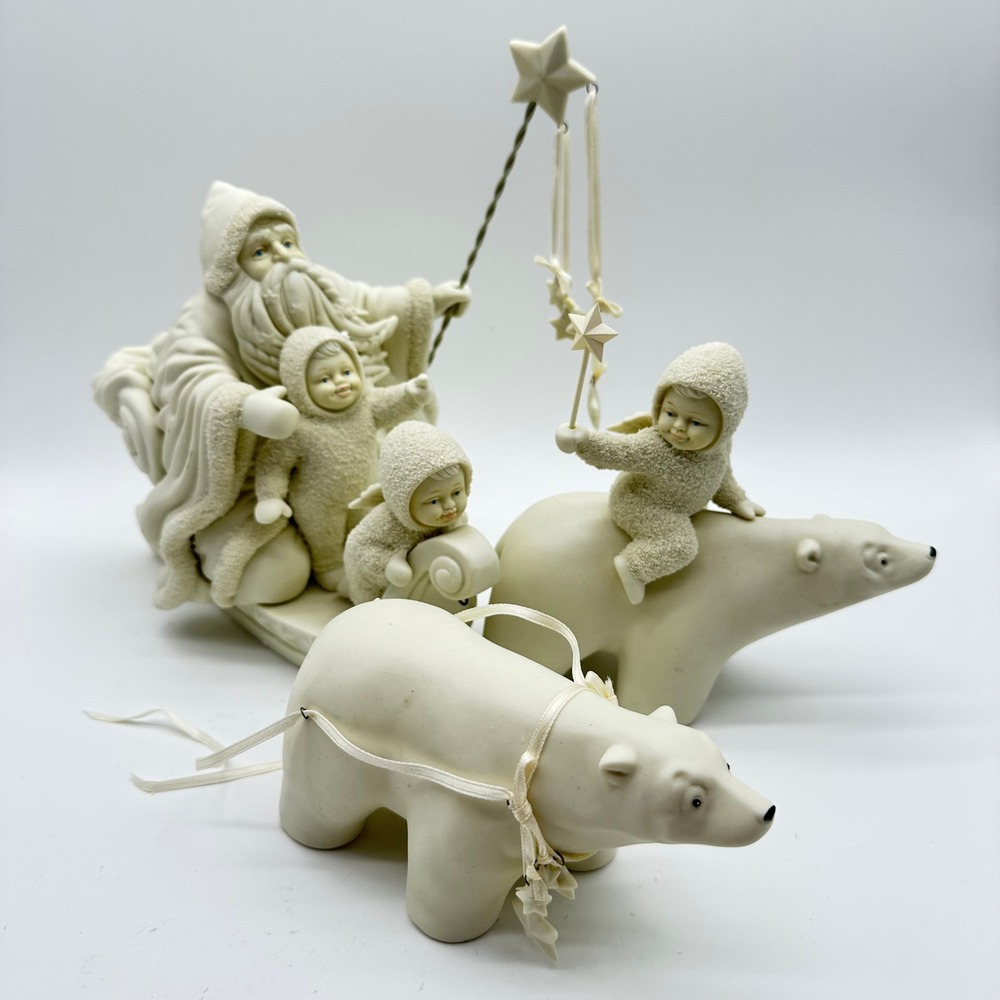 Dept 56 Snowbabies Jack Frost A Sleigh Ride Through the Stars Set